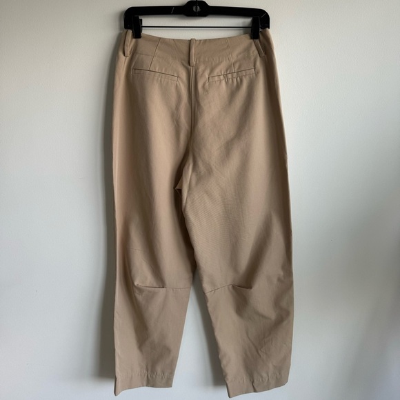 NWT WAYF Otto Pleated Wide Leg Pants Trousers Sand Size Small - Picture 10 of 11